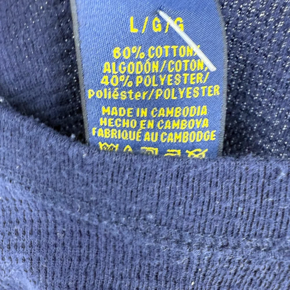 Polo by Ralph Lauren Men's Deep Blue Long Sleeve Tee